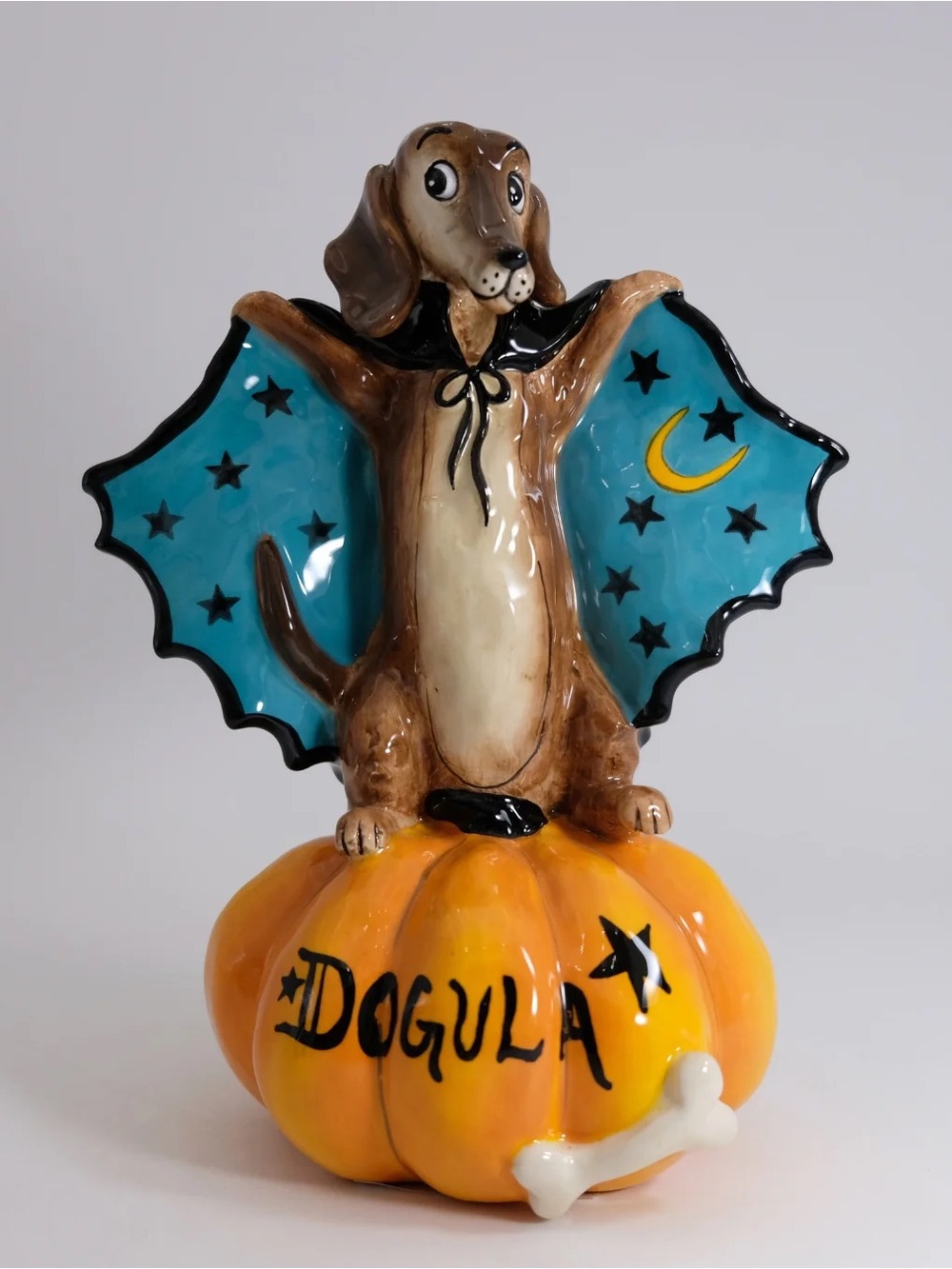 Blue Sky Clayworks Dachshund DOGULA Halloween Figurine Statue 🐾 Doxie Wiener